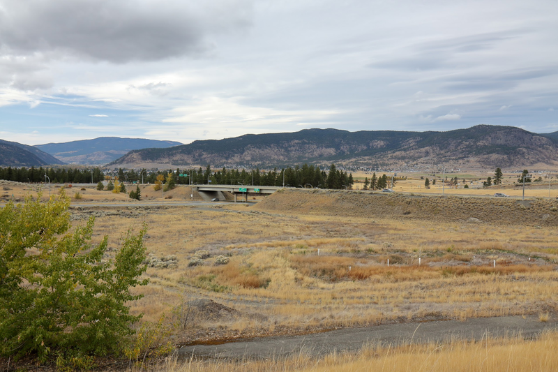 The major highways actually converge upon Merritt quite a bit OUTSIDE of town, so the tourism centre was unable to draw much “tourism” into the area